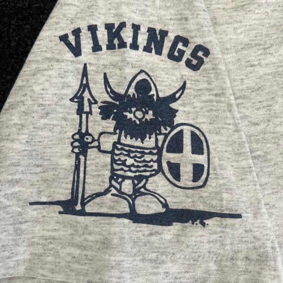 VTG Vikings Vista Del Valle Track #44 Size M Single Stitch Short Sleeves T Shirt - Picture 5 of 12
